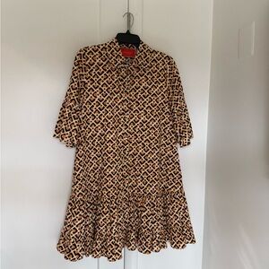 LA DoubleJ Geometric Black, Pink and Yellow